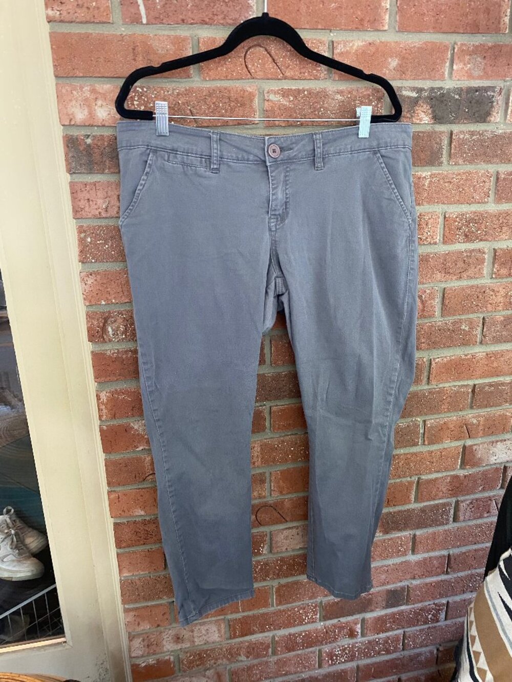 Torrid Gray Stretch Skinny Ankle Pants
